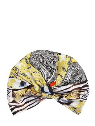 Etro Paisley Printed Silk Twill Turban