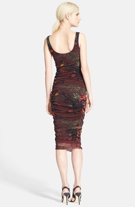 Jean Paul Gaultier Print Tulle Midi Tank Dress