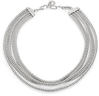 John Hardy Bedeg Sterling Silver Five-Row Necklace