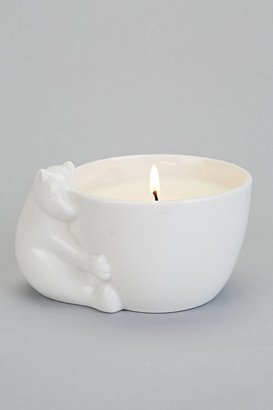 Urban Outfitters Ceramic Polar Bear Candle