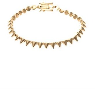 Eddie Borgo Mini-cone gold-plated bracelet