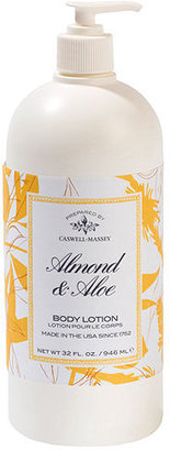 Caswell-Massey Almond & Aloe Titanic Body Lotion ($70 value) 32 oz (946 ml)