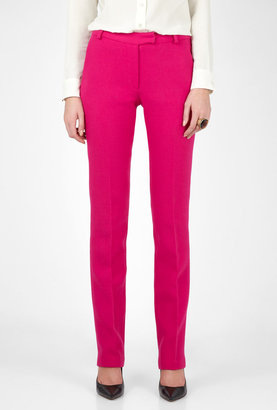 Preen Pink Razor Skinny Wool Trousers