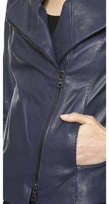 Vince Scuba Leather Jacket