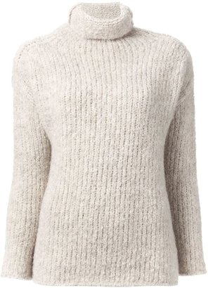 Forte Forte rolled neck ribbed sweater