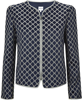 Armani Collezioni Hexagon Jacquard Jacket