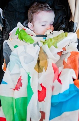 The Little Linen Company 'Weegoamigo' Muslin Swaddle Blanket (Baby)