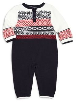 Hartstrings Infant Boy's Fair Isle Sweater Romper
