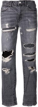Paper Denim & Cloth distressed boyfriend jeans
