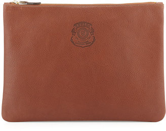 Ghurka Large Leather Zip Pouch