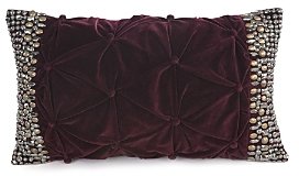 Nanette Lepore Teal Baroque Decorative Pillow, 12 x 20