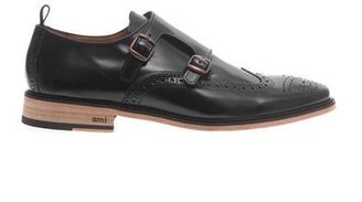Ami Double monk-strap leather brogues