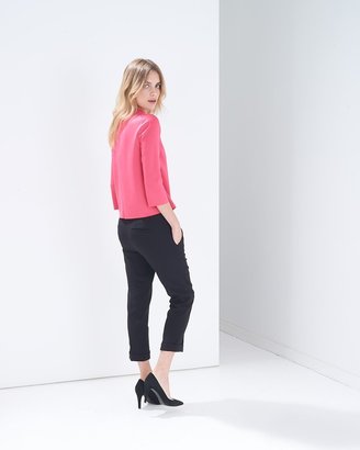 Vero Moda Soaked in Luxury Pink Boboline Jersey Top