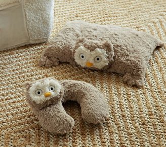 Pottery Barn Kids Owl Plush Neck Pillow