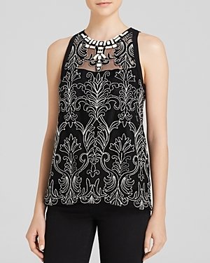 Nanette Lepore Tank - Justinian Byzantine Embroidered
