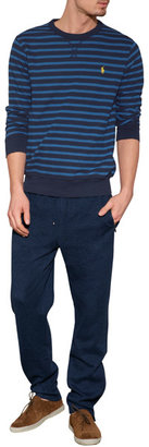 Polo Ralph Lauren Cotton Jersey Striped Sweatshirt Gr. S