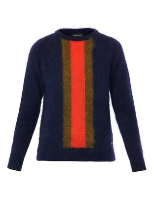 Sophie Hulme Stripe angora sweater