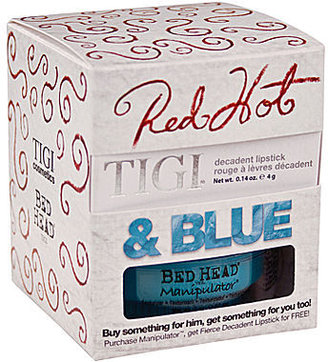 BedHead Red Hot and Blue Gift Set-Bed Head by TIGI Manipulator and Decadent Lipstick in Fierce