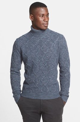 Canali Regular Fit Virgin Wool Turtleneck Sweater