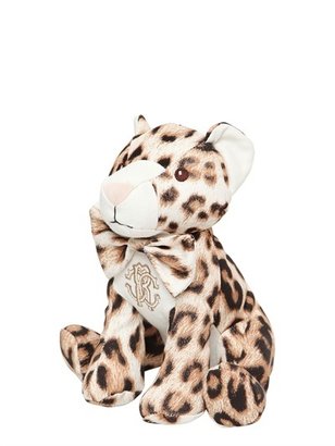 Roberto Cavalli Cotton Gabardine Stuffed Animal