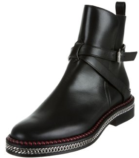 Christian Louboutin Chelsea Chain Ankle Boots