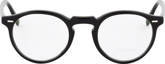 Oliver Peoples Black Gregory Peck Optical Glasses