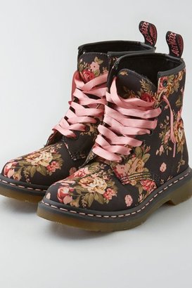 American Eagle Outfitters Black Dr. Martens 1460 Floral Boot