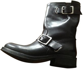 Vanessa Bruno Black Leather Ankle boots