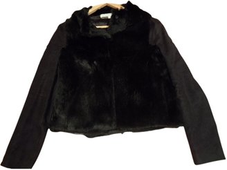 Vanessa Bruno Black Fur Jacket