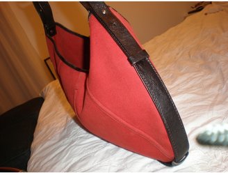 Yves Saint Laurent 2263 YVES SAINT LAURENT Red Cotton Handbag Mombassa