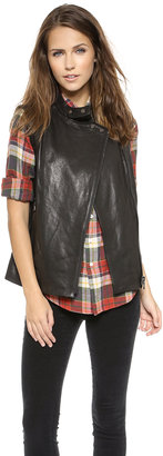 J Brand Ready-to-Wear Madisyn Leather Vest