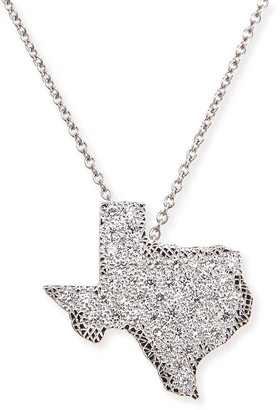 Roberto Coin 18k White Gold Diamond Texas Necklace