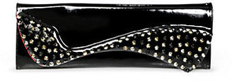 Christian Louboutin Pigalle Studded Patent Leather Clutch