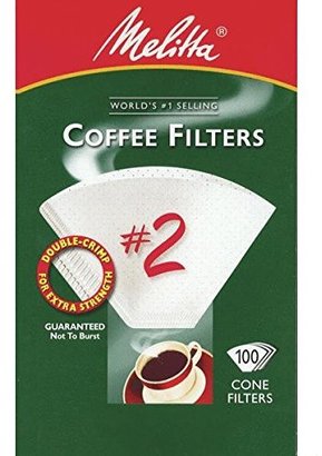 Melitta U S A Inc 622712 No. 2 Cone White Paper Coffee Filter