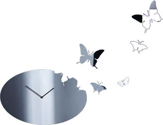 Diamantini Domeniconi Diamantini & Domeniconi Butterfly Clock Oval With Mirror Finish