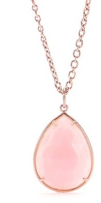 Irene Neuwirth 18kt Rose Gold Necklace With Pink Opal Drop