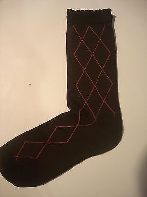 Merona New 3 Pair Casual Women's Crew Socks Size 9-11