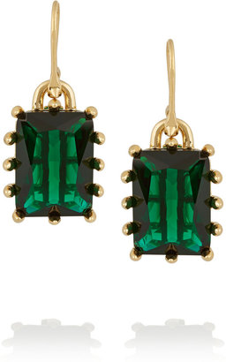 Eddie Borgo Estate gold-plated crystal earrings