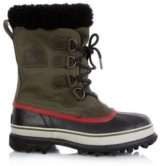 Sorel CaribouTM canvas and rubber boots