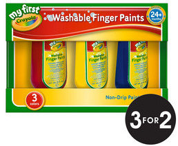 Crayola 3 My First Washable Finger Paints