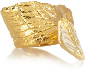 Britannia Yunus & Eliza gold-plated ring