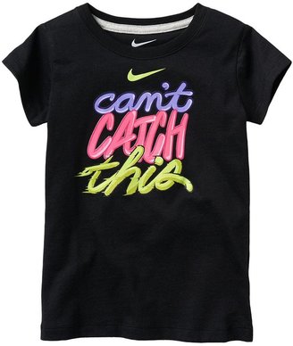 Nike can't catch this" tee - girls 4-6x