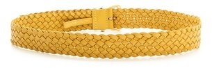 Linea Pelle Braided Hip Belt with Straight Metal Top