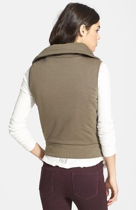 Splendid 'Bridger' Cotton Moto Vest (Nordstrom Online Exclusive)