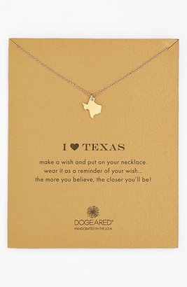 Dogeared Women's 'Reminder - I Heart Texas' Pendant Necklace