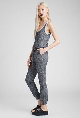 Forever 21 marled french terry jumpsuit