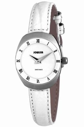 Jowissa Women's J4.088.M Como Stainless Steel Genuine Leather Roman Numeral Watch
