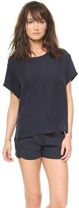 Theory Double Georgette Light NY W Top