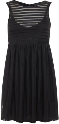 Miss Selfridge Petites black smock dress