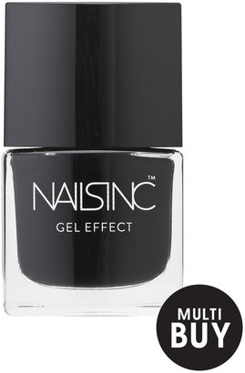 Nails Inc Black Taxi Gel Effect Nail Polish